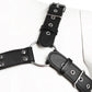 Fetish Men Leather Gay Sexy Leather Suspenders Harness BDSM Gay Sex Harness Belts Sexual Body Bondage Straps Punk Rave Cotumes