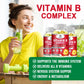 Yimiduk Vitamin B Complex Capsule Help Relieve Fatigue, Improve Digestion, Reduce Stress, Better Mood Support, Immune Supplement