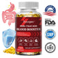 Iron + Folic Acid Blood Booster - Chelated Iron & Folic Acid, Vitamin C, B12 and Natural Spinach Powder for Better Absorption