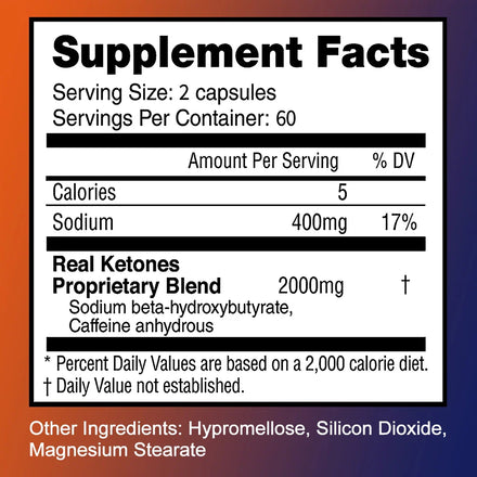 Keto Diet Capsules - Fat Burning, Appetite Suppressant, Detoxification, Antioxidant, Thin Belly Weight Loss Dietary Supplement