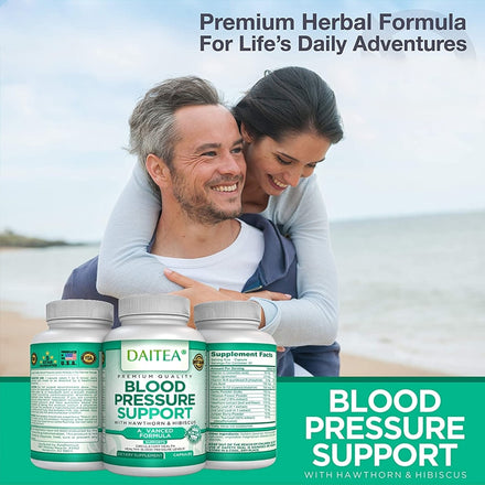 Premium Blood Pressure Support Vitamin Supplement - Supports Cardiovascular, Circulatory Health, Heart & Blood Sugar Health