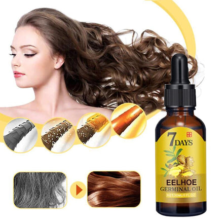 Ginger Hair Growth Products Fast Growing Hair Essential Oil Natural Anti Hair Loss Prevent Hair Dry Frizzy Damaged Repair Care