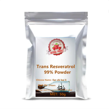 Limelo Hot sale 99% Trans-Resveratrol Powder Natural Antioxidant Supplement for Anti Aging and Longevity Skin whitening in Pakistan