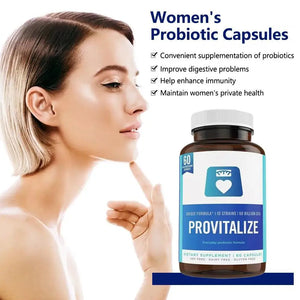 Female Probiotic Capsule 60 Gummies Everyday Probiotic  Dietary Supplement Support Healthy Digestion Feel Lighter and Good Sleep