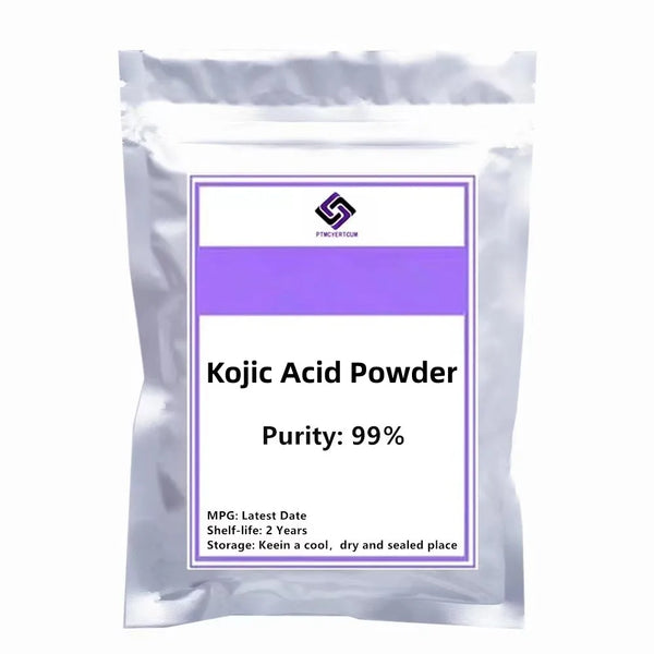 50-1000g Pure Kojic Acid Powder,C6H6O4,Top Facial Glitter Supplement,Whitening Skin,Remove Sunscreen and Freckle,Anti-aging in Pakistan in Pakistan