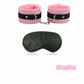 Exotic Sexy Accessories Kit of Sex Eye Mask Bdsm Bondage Games Toys with Handcuffs for Couples Adults Sex Blindfold Flirting