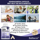 Ashwagandha + Black Pepper Extract Capsules - Helps Mood Reduce Anxiety and Stress,  Improving Sleep, Brain Health Supplement