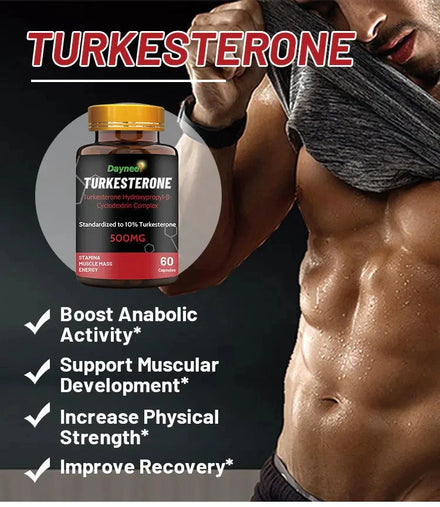 Turkesterone Capsule Mass Gainer Stamina Muscle Masse Nergy Fat Increasing Tablets Man Fat Growth Weight Gain for Men's Health