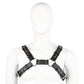 Fetish Men Leather Gay Sexy Leather Suspenders Harness BDSM Gay Sex Harness Belts Sexual Body Bondage Straps Punk Rave Cotumes