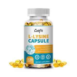 Catfit L-Lysine Capsules Vitamin Minerals for Physical Growth Hormone Height Booster Diet Supplement Bone Health for Child Adult in Pakistan
