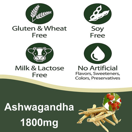 Alxfresh 120PCS Organic Ashwagandha Capsules - Testosterone Supplement for Health, Energy & Endurance, Muscle Mass