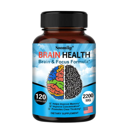 Soomiig Brain Supplement – Boosts Brain Function, Immunity, Helps Improve Memory, Intelligence and Concentration.