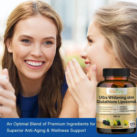 Super Skin Whitening Glutathione Liposomal Capsules - Antioxidant, Powerful Detoxifier, Overall Health, Vitamin C Supplement