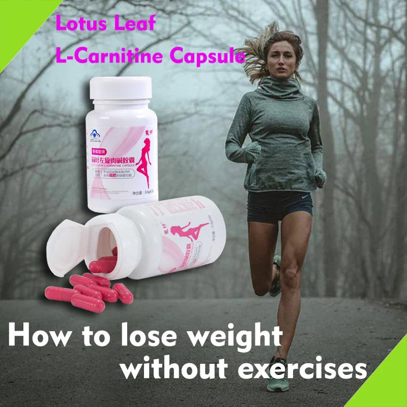 Enhanced L-carnitine Weight Loss Diet Pill Slimming Capsule Lose Weight lotus leaf Fat Burning Cellulite Slim Belly thin legs