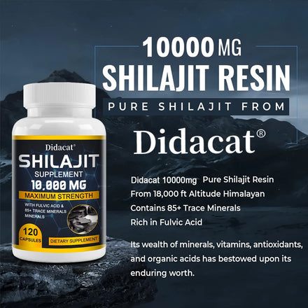 Shilajit Maximum Potency, Trace Mineral Humic Acid, Natural Supplement, Immune Support, Energy and Cognitive Performance in Pakistan