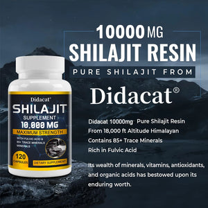 Shilajit Maximum Potency, Trace Mineral Humic Acid, Natural Supplement, Immune Support, Energy and Cognitive Performance in Pakistan