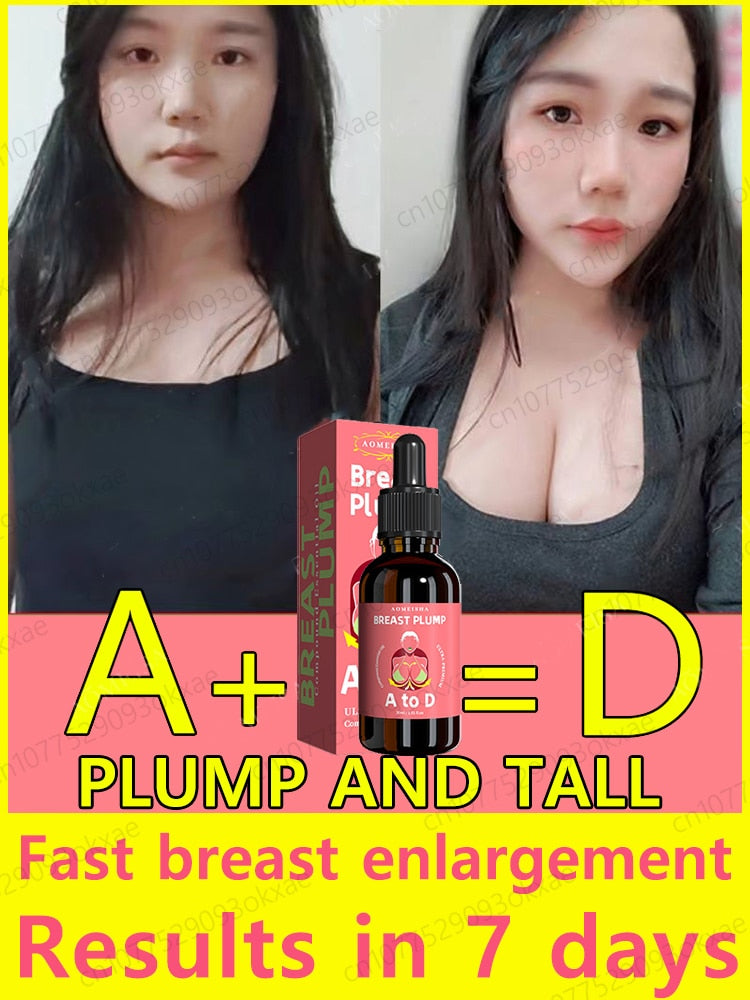 Breast Enlargement Oil Boobs Bigger Breast Lift Firming Increase Breast Enhance Boobs Growth Up Bust Plump Up Breast Enlarge Oil