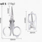 S/M/L Folding Scissors Pocket Travel Small Crafts Sharp Blade Mini Thread Tailor Scissors Utility Knife For Paper Work