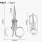 S/M/L Folding Scissors Pocket Travel Small Crafts Sharp Blade Mini Thread Tailor Scissors Utility Knife For Paper Work