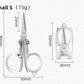 S/M/L Folding Scissors Pocket Travel Small Crafts Sharp Blade Mini Thread Tailor Scissors Utility Knife For Paper Work