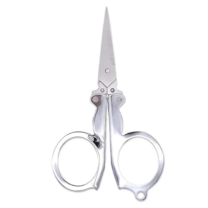 S/M/L Folding Scissors Pocket Travel Small Crafts Sharp Blade Mini Thread Tailor Scissors Utility Knife For Paper Work