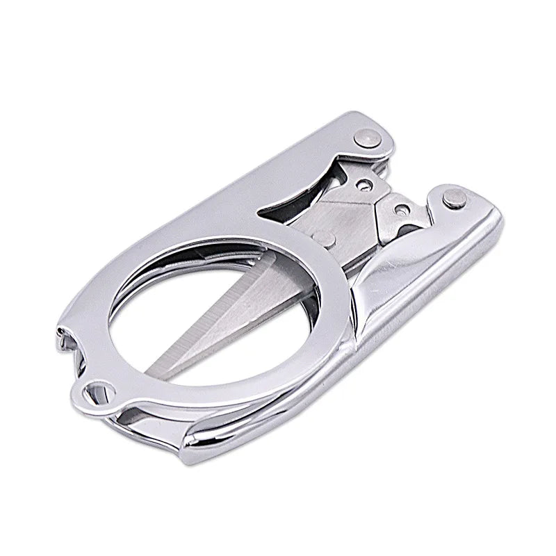 S/M/L Folding Scissors Pocket Travel Small Crafts Sharp Blade Mini Thread Tailor Scissors Utility Knife For Paper Work