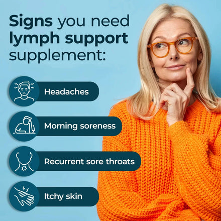 Lymphatic Supplement for Swelling, Lymphatic Support, 120 Capsules