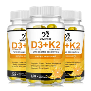 Vitamin D3 K2 Capsules Mineral Supplement Support Heart Bone & Teeth Immune Health Super Absorb Anti-Aging in Pakistan
