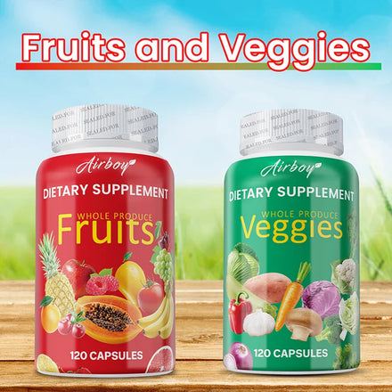 Balance of Nature Fruits and Veggies - Whole Food Supplement with Superfood Fruits and Vegetables for Women and Men