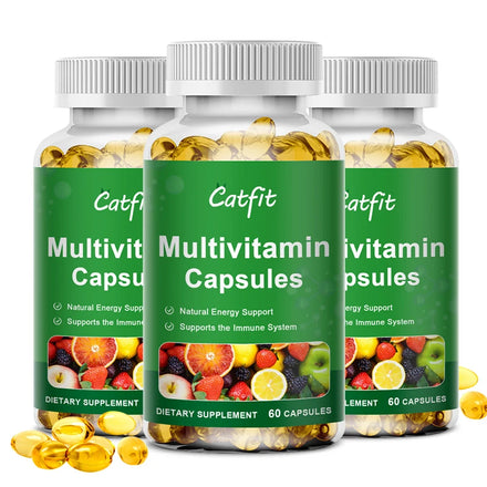 Catfit Multivitamin Capsules Energy Performance Skin Beauty Heart Joint Health VitaminaNutrition Diet Supplements For Men&Women in Pakistan