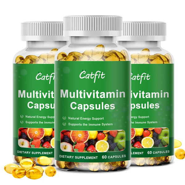 Catfit Multivitamin Capsules Energy Performance Skin Beauty Heart Joint Health VitaminaNutrition Diet Supplements For Men&Women in Pakistan in Pakistan