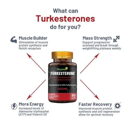 Turkesterone Capsule Mass Gainer Stamina Muscle Masse Nergy Fat Increasing Tablets Man Fat Growth Weight Gain for Men's Health