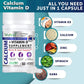 Trorexl Height Growth Pills Calcium Supplement Vitamin D3 Vegetarian Softgels Help Grow Taller,Immune & Bone Health Healing