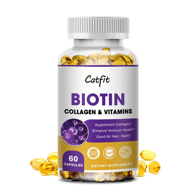 Catfit Biotin Collagen Capsules for Hair Grow in Pakistan