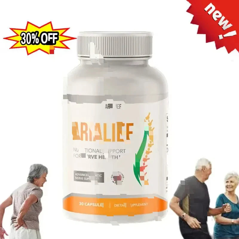 Arialief Dietary Supplement- Arialief Sciatica Pain Relief Capsules 30Pcs