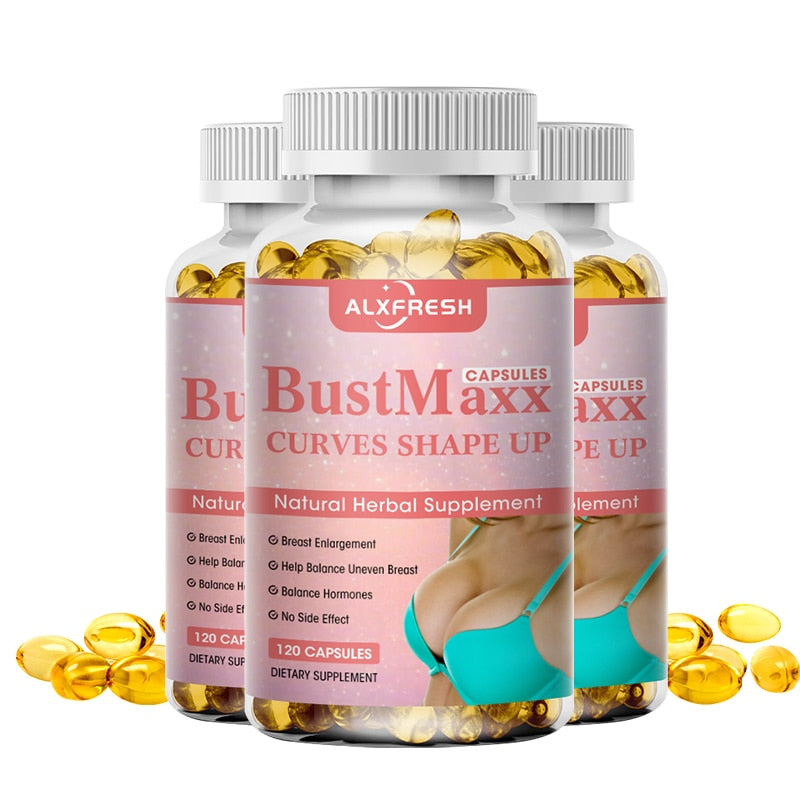 Alxfresh Breast Enhancement Capsules To Help Balance Uneven Breasts Growth Vaginal Health Firmer, Firmer Breast Supplement