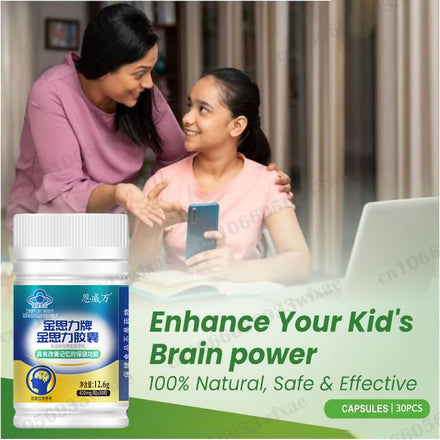 IQ Brain Booster Pills Improve Memory Enhance Focus Premium Nootropic for Neuro Energy Herbal Capsule Supplement