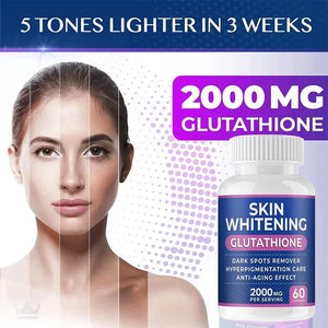 Dietary supplement for removing melanin, resisting oxidation, whitening and brightening skin with glutathione capsules in Pakistan