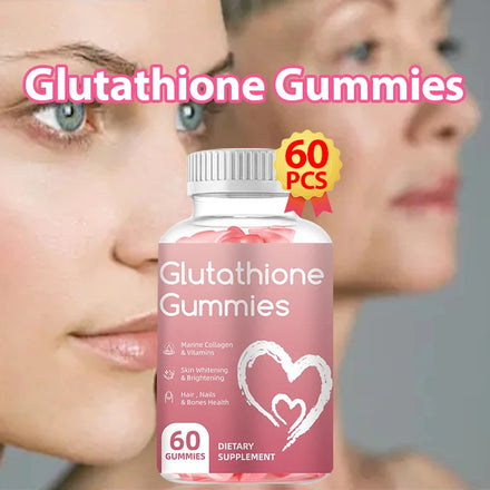 Glutathione Gummies Antioxidant Skin Whitening Brightening Hair Growth Nail Health Support Collagen Protein Dietary Supplements in Pakistan