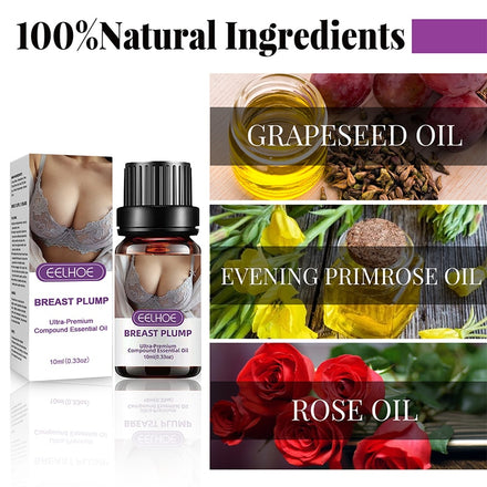 Breast Enhancement Essential Oil Fast Plump Growth Anti-sagging Firming Female Hormones Bust Enhancer Sexy Body Massage Products