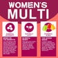 Women's Multi Vitamin Complex Gummies - Multivitamin and Multimineral - for Skin Hair Health Energy Immune Support