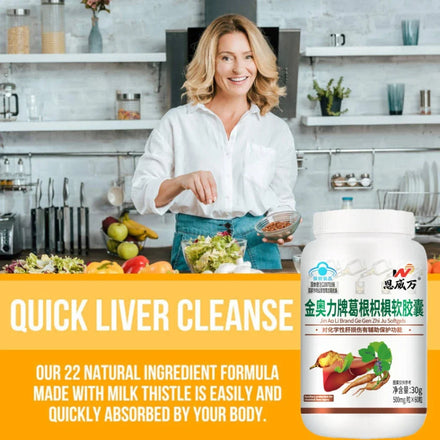Liver Cleanse Detox & Repair - Herbal Liver Support Supplement with Milk Thistle Turmeric Extract for Liver Health