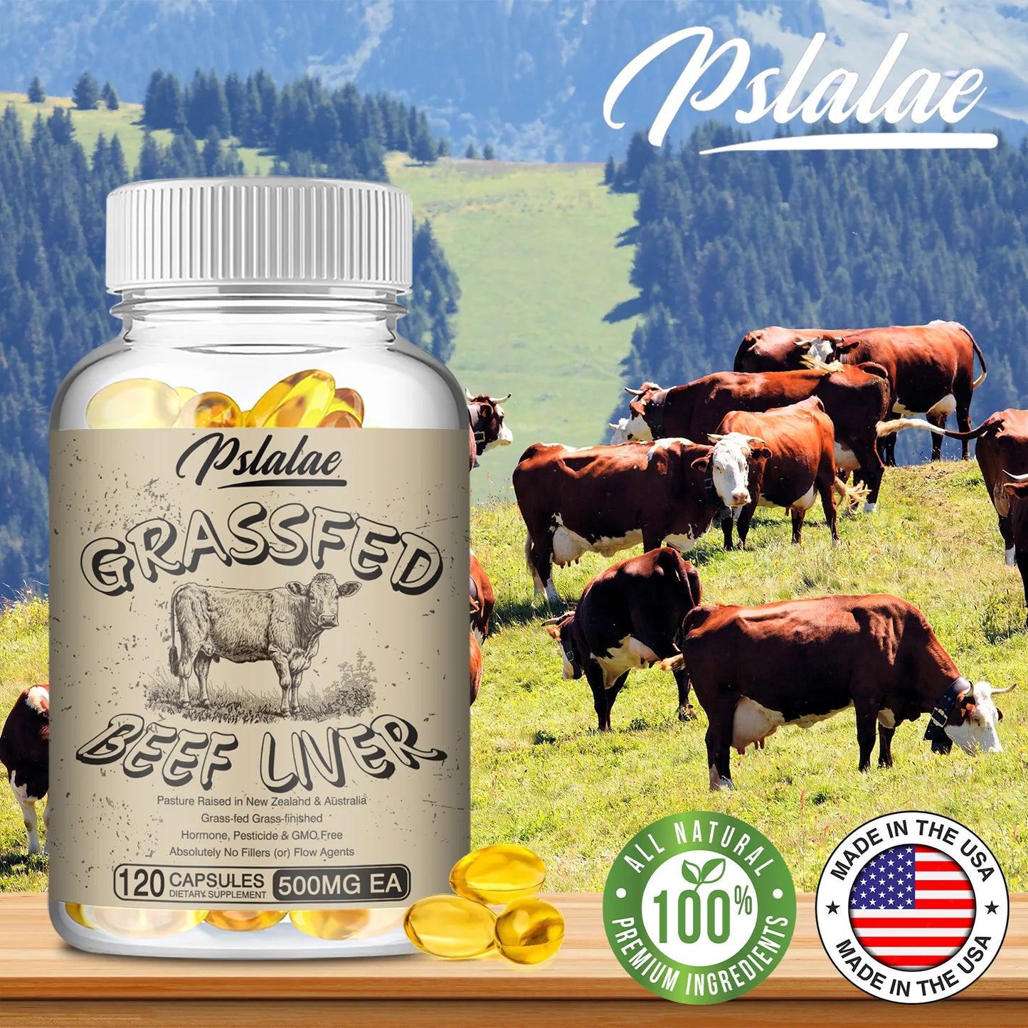 Grass Fed Beef Liver Capsules To Support Ener in Pakistan