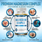 Magnesium Complex Capsules - Bone, Muscle & Heart Health Supplement, Sleep Support,Muscle Relaxation,Stress & Anxiety Relief