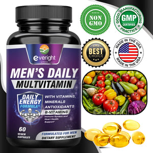 Multivitamin for Men Supplement, with Vitamin A, B12, C & D, Daily Nutritional Support, Non-GMO for Boost Energy, General Health in Pakistan