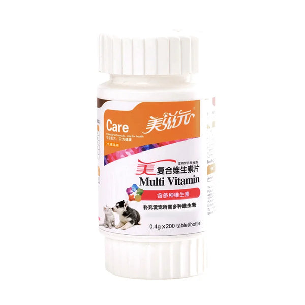 Multivitamin tablets 80g/bottle pet nutritional supplement containing multiple vitamins Free shipping in Pakistan in Pakistan