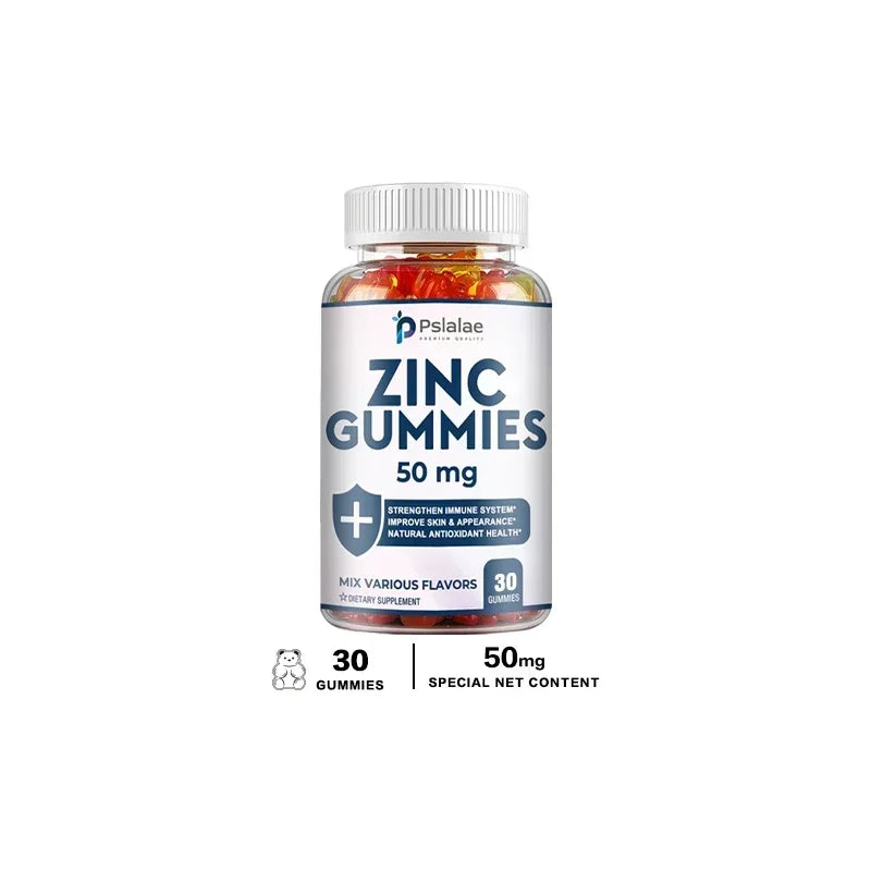 Zinc Gummies - Supports Healthy Skin and Immune System, Boosts Vitality