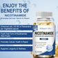 NATURE'S LIVE Nicotinamide Resveratrol 500MG, Anti-aging NAD Supplement 120/240/480 Capsules