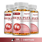 Hema-Plex Iron - with 85 Mg Chelated Iron + Vitamin C & Bioflavonoids - Promotes Red Blood Cell Health, Immune Support