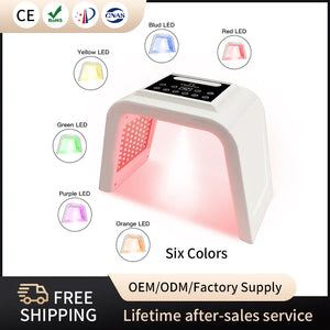 7Colors LED Spray Face Beauty Lamp Therapy Facial Mask Light Cold Nano Water Supplement Spectrometer Machine Skin Rejuvenation in Pakistan